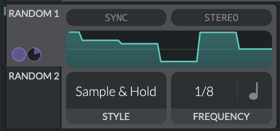 Vital Synth Random LFOs