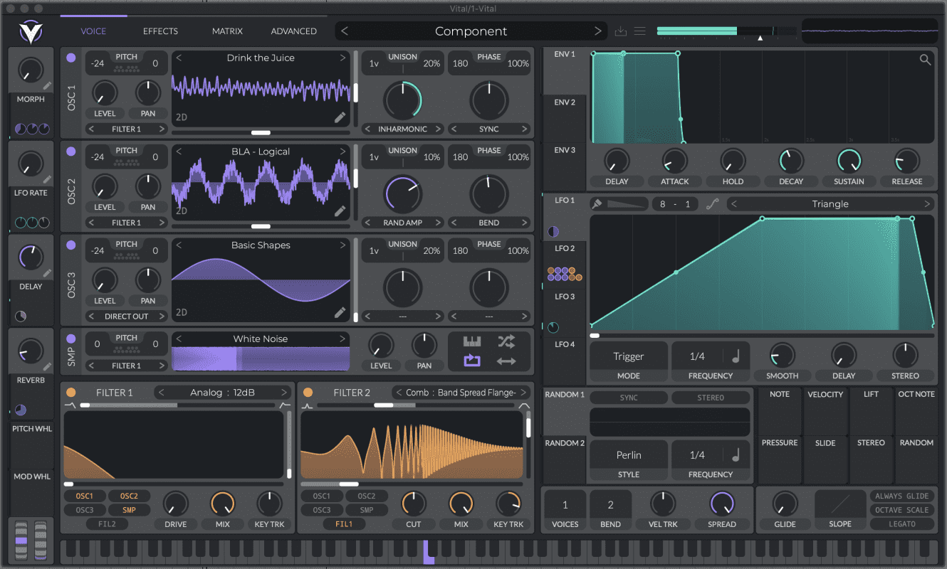 Vital The Free Synthesizer VST By Matt Tytel