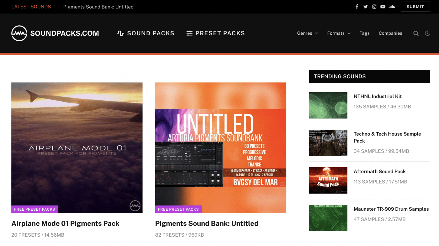 Best free sample packs cheap