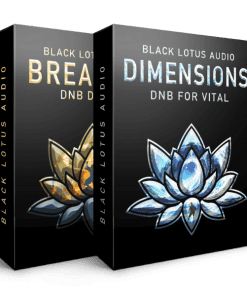 dimension dnb vital synth presets and breakout dnb drums sample pack