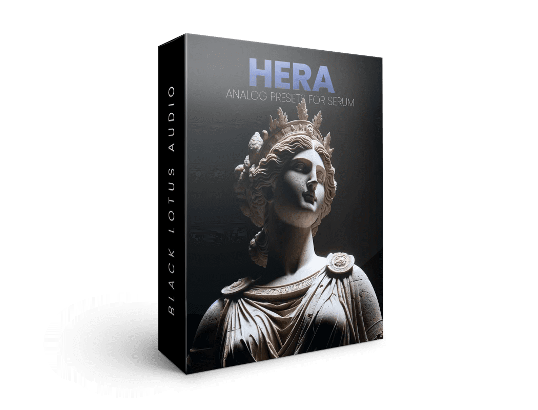 Hera Analog Inspired Presets like Travis Scott, Ariana Grande and The Weeknd Serum Presets Box Art